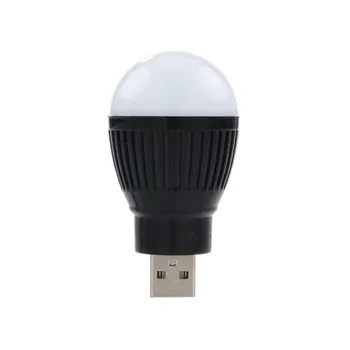 Nyeste Mini-USB-LED Lys Bærbare 5V 5W Energibesparelser Ball Lampe Pære Til Bærbar computer, USB-Stik REME889 images