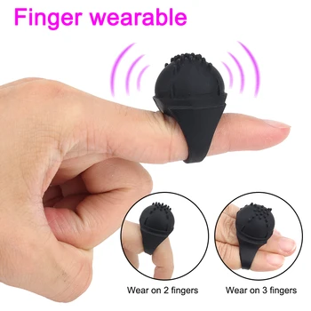 OLO Mini Finger Vibrator G Spot Klitoris Stimulator Kvindelige Onani Voksen Produkter Lesbisk Sex Legetøj til kvinder images