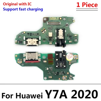 Originale USB-Opladning Port Stik Board Flex-Kabel For Huawei Y5 Y6 Y7 Y9 Prime 2017 2018 2019 Y6s Y6P Y7P Y8P Y8s Y9s Y7A images