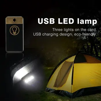 OUTAD 1stk Mini-USB-Lys Camping Nat Mobile USB-LED Lampe Hvid/Varm Lys Engros Ultra Low Power 2835 Chips Drop Skib images