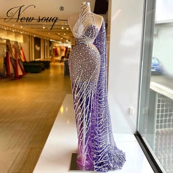 Perlebesat Lilla Celebtiry Kjole Med Jakke Klæder De Soiree Dubai Couture-Kjole Til Aften I 2021 Tilpasset Prom Kjoler Plus Size images