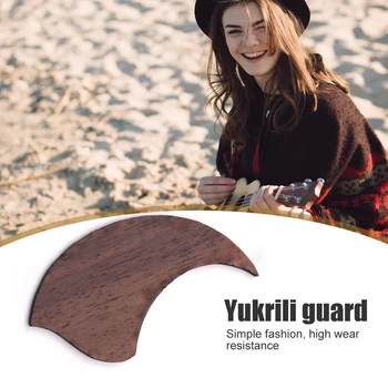 Rosewood Skjold Træ-Pick Vagter Ukulele Pickguard for Musical Instrument Tilbehør images