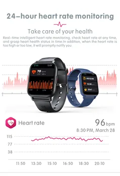 Smart Ur Mænd Kvinder puls, Blodtryk Smartwatch Vandtæt Sport Fitness Armbånd Til IOS Android Xiaomi 2021 Ny images