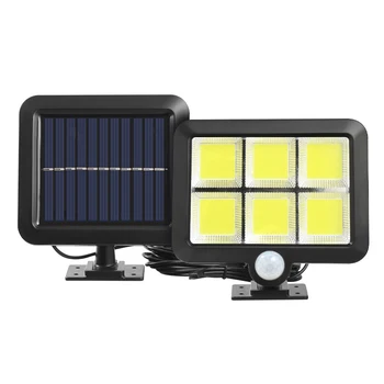 Solar Led-Lys 120LED COB Sol-Spot Lys Udendørs Led Lampe med bevægelsessensor, Emergency Vej Vandtæt Sol Haven Lys images