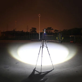 Super Kraftig LED Lommelygte 5-Tilstand T6 Blænding Opladning Teleskopisk Zoom L2 Lommelygte Vandtæt Zoomable Cykel Lys Camping images