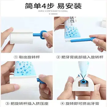 Tandpasta squeezer for dovne mennesker til at presse tandpasta artefakt børn presse en prøve af facial cleanser badeværelse manual images