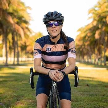 Tres Pinas Kvinder Cykling Jersey Sat 9D gel Cykel Bib Shorts Sæt Summer Quick Dry Pro Mtb Cykel, der Passer Maillot Ciclismo Tøj images