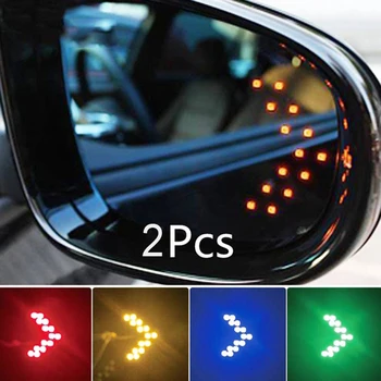 Universal Bil Signal Lampe 2 stk/sæt 14SMD Bil Styling Pilen Indikator Bilen Igen Signal-LED ' førerspejl Pil-Panel Lys images