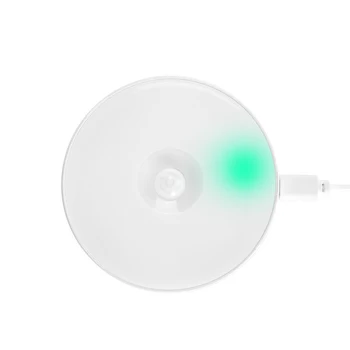 USB-Genopladelige Trådløse energibesparende Motion Sensor Nat Lys PIR Induktion Under-Kabinet Lys, Trapper, Køkken, Skab Lampe images