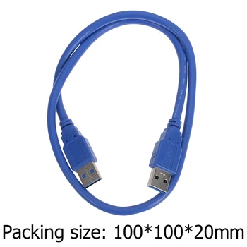 USB Type A til USB Type A-Kabel USB-A han til USB A han Ledning til PCie-Riser BTC Miner Minedrift 0,6 m images