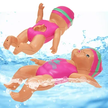 Vand, Sjov Swimmingpool, Vandtæt El-Dukke Pige Pædagogisk Legetøj For børn Børn Boneca Menina Fødselsdag Gaver images