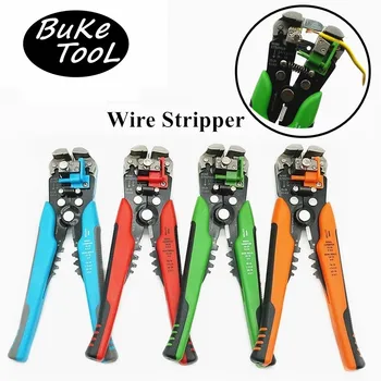 Wire Cutter Reparation Værktøjer Multi-Wire Stripper Tænger Cutter Klemme 6mm2 Funktionelle Mini Carbon Stål Multifunktionelle Elektrisk images