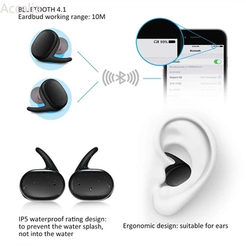 Y30 TWS Trådløse Sport Headset Øretelefoner Touch Bluetooth-5.0 Vandtætte Øretelefoner Med Mikrofon Til iPhone, Samsung, Huawei images