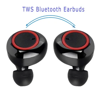 Y50 Øretelefoner TWS Hovedtelefon Bluetooth-5.0 Trådløse In-Ear-Touch Kontrol Hovedtelefoner støjreducerende Sport Hovedtelefoner images