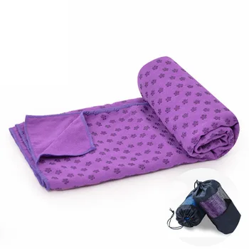 Yoga Håndklæde Stærk Sved-Absorberende, Non-Slip Plum Blossom Håndklæde Pvc, Non-Slip Partikel Microfiber Harpiks Håndklæde Yoga Tæppe images
