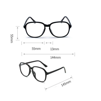 Zilead （0/-0.5/.../-6）Nærsynethed Fladskærms Briller Gennemsigtig Full Frame Retro Personlighed Nærsynet Briller Recept Briller images