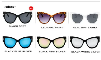 Zonnebril Dames Solbriller Skygge for Kvinder Store Cateye Vintage Retro solbriller Brand Designer Hombre Oculos De Sol Feminino G63 images